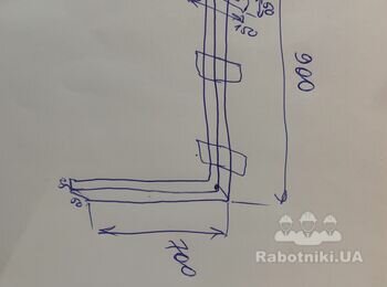 Зварити й пофарбувати основи для стола лофт