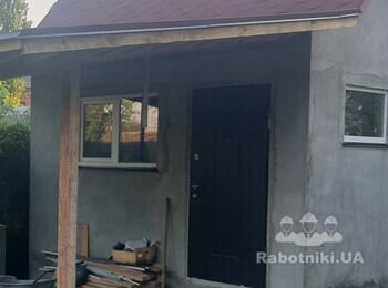 Фасадні роботи 15м2, барашек. Літній будинок. Без висотних робіт