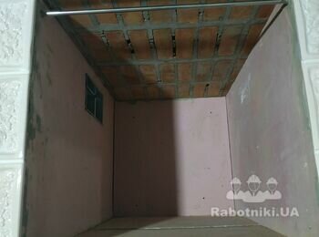 Пошпаклевать нишу над плитой под покраску и покрасить