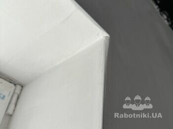 Установка откосов, наружных уголков, и финишная шпаклёвка под покраск