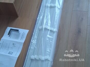 Монтаж дерев'яних жалюзі