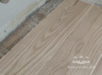 Демонтаж та укладання паркетної дошки (клей)
