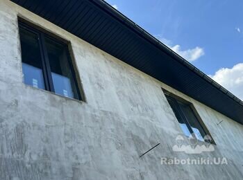Устройство откосов в частном доме, утепление цоколя фундамента