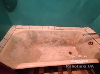 Реставрация чугунной ванны жидким акрилом