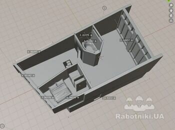 Натяжна стеля в Котедж 130 м2