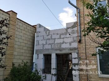 Кладка газоблока + армопояс
