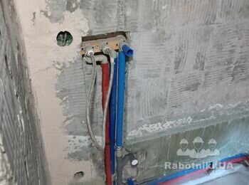 Штукатурка ванной комнаты