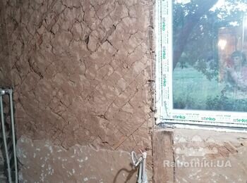 Штукатурка стін та укладка плитки
