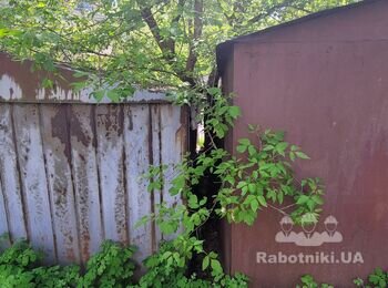 Ремонт металевого гаража (зварювання + фарбування) + фундамент