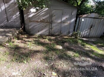 Ремонт металевого гаража (зварювання + фарбування) + фундамент