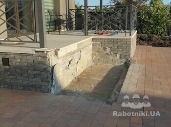 Сходи тераси бетонні зовнішні