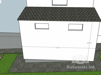Будівництво прибудови з газоблоку