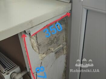 Шпатлевка откоса