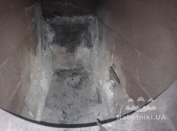 Ремонт отопительного твердотопливного котла и трубопроводов