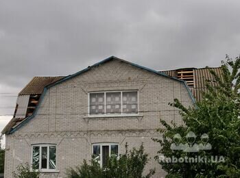 Перекриття криші. Шифер на профлист 230 кв.м
