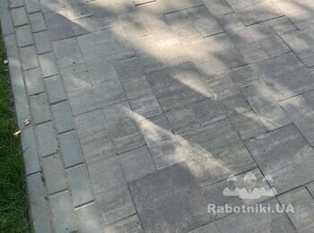 Укладка тротуарной плитки 100-120м2