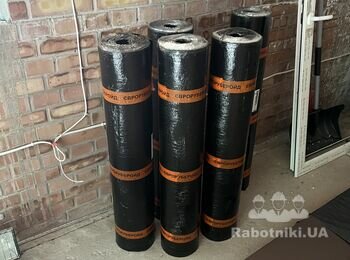 Наплавлення рубероїда 44 кв.м.