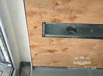 Монтаж декоративних панелей з міді на стелю, 20м.кв.