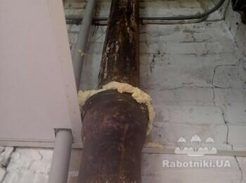 Монтаж левнивки в середини приміщення