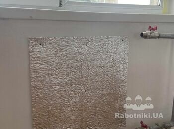 Монтаж двох біметалевих радіаторів