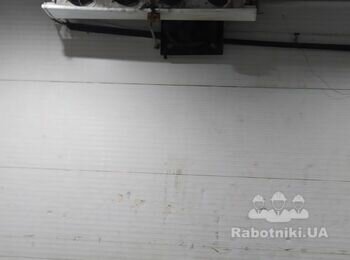 Утеплення потолка холодильних камери+монтаж профнастіла