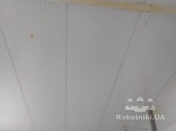 Утеплення потолка холодильних камери+монтаж профнастіла