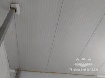 Утеплення потолка холодильних камери+монтаж профнастіла