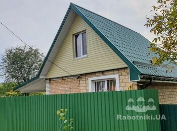 Утеплення фасаду пінопластом 100 мм+штукатурка(бараник)65 кв.м