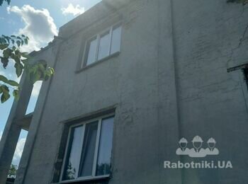 Утепление фасада пинопластом 400 кв.м Дударков(Броварской р-н)