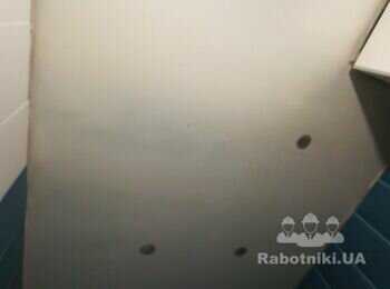 Відкос вхідної двері та шпаклювання стелі