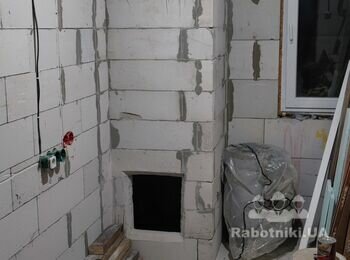 Поклейка та армування стін стіродуром та монтаж дерев'яної вагонки.