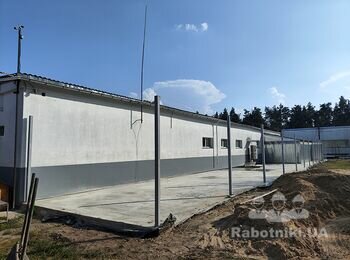 Будівництво складу з газоблоку