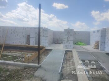 Армапояс на газоблок, перекриття та мурування з газоблоку
