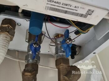 Монтаж двухконтурного газового котла и демонтаж старого