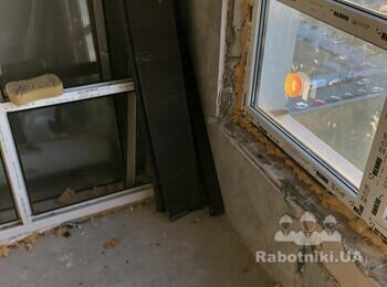 Переробити укоси та встановити підвіконня