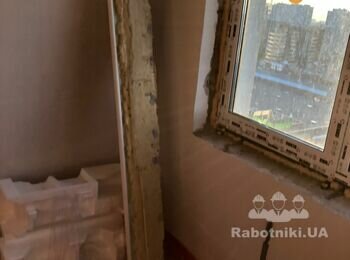 Переробити укоси та встановити підвіконня