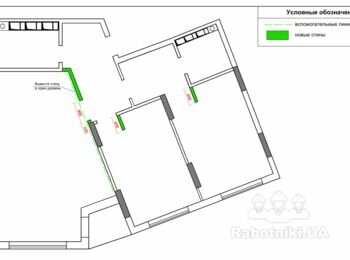 Монтаж межкомнатной стены из кирпича