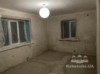 Вирівняти підлогу та підготувати стіни під покраску