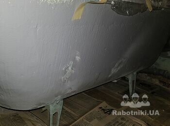 Демонтаж алкидной краски вместе со шпаклевокой