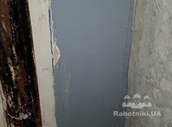Демонтаж алкидной краски вместе со шпаклевокой