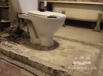 Демонтаж стяжки 3кв. м