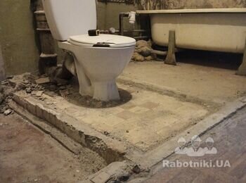 Демонтаж стяжки 3кв. м