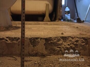Демонтаж стяжки 3кв. м