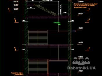 Чорнова кладка товщиною 380мм обсяг 800м3
