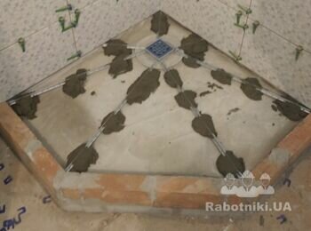 Поддон под душкабину, сделать и обложить плиткой