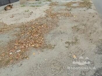 Укладка плитки на бетонные основание, установка столбов