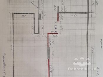 Кладка перегородок из кирпича 14м2