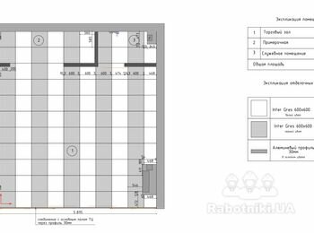 Укладка плитки 40м2