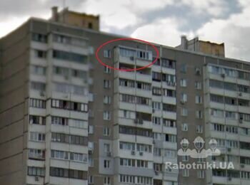Утепление фасада на 16ом этаже