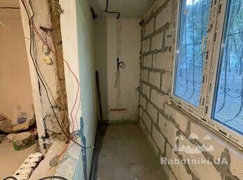 Шпаклевка стен и короб с гипсокартона